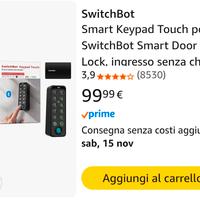 touch id per serratura switchbot 