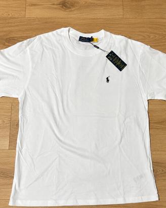 Maglia polo ralph lauren bianca da uomo