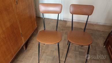 Coppia sedie ecopelle 