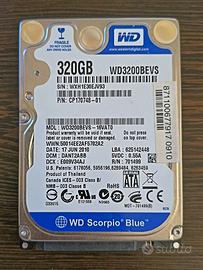 Hard Disk 2.5" WD Scorpio Blue 320GB SATA