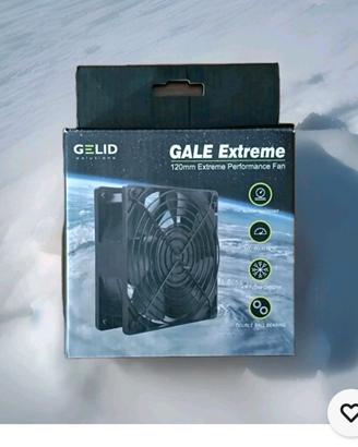 Gelid Gale Extreme ventola 12v 6000RPM 60 Decibel