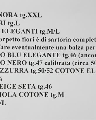 BLOCCO ABBIGLIAMENTO DONNA
