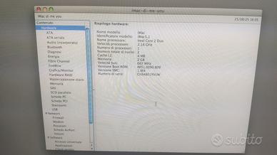 IMac Polycarbonate 2006 per parti di ricambio