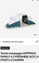 Tenda 4 posti