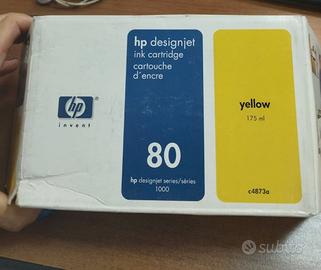 CARTUCCIA HP 80 ORIGINALE GIALLO 175 ml (SCADUTA)