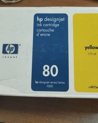 CARTUCCIA HP 80 ORIGINALE GIALLO 175 ml (SCADUTA)