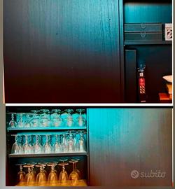 Anta 64x60 +2 ripiani 56x16 per mobili Besta Ikea