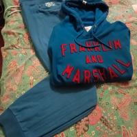 tuta sportiva 2xl franklin marshal  blu