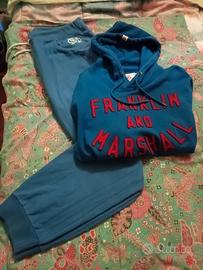 tuta sportiva 2xl franklin marshal  blu