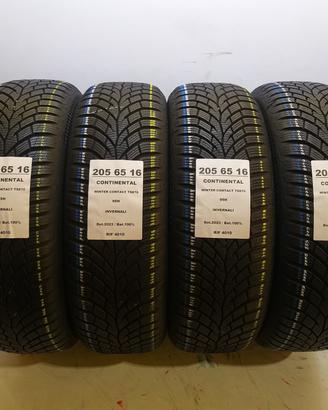 4 GOMME 205 65 16 CONTINENTAL INV RIF4010