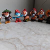 Collezione disney 7 gnomi giocattolo anni 80 vinta