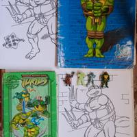 Diario,Foderina,Stampe& Quattro Ninja Turtles 2005