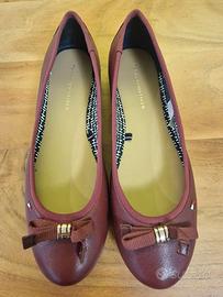 Ballerine Tommy Hilfiger vera pelle color bordeaux
