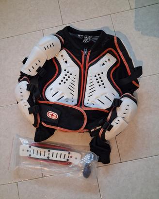 pettorina protezione motocross bambino 