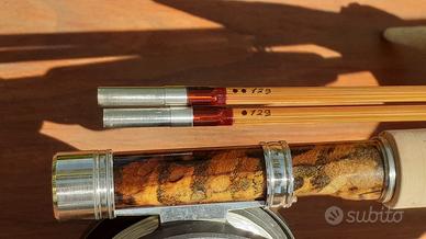 Canna pesca mosca in bamboo