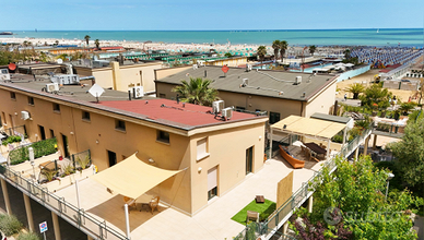 Rimini marina centro-appartamento sulla spiaggia