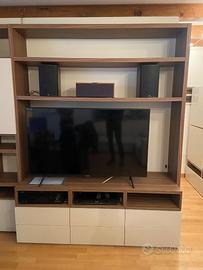 Mobile porta tv in legno con cassetti