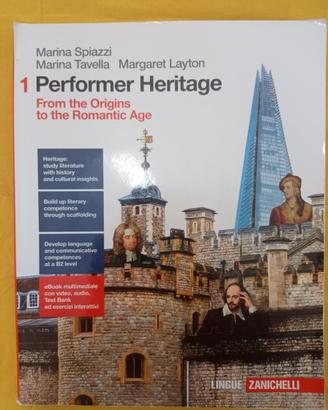 Performer heritage 1 testo liceo scientifico