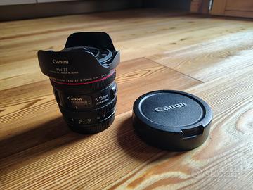 Obbiettivo Canon 8-15 1:4 ultrasonic fisheye