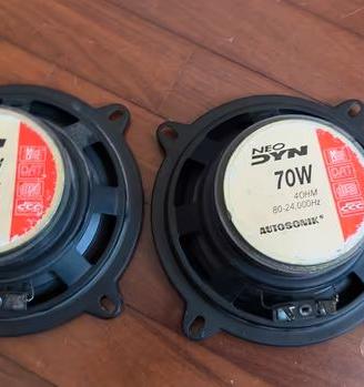 Casse macchina Autosonic da 70 w - 13 cm
