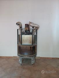 Camino con vetro camera e canna