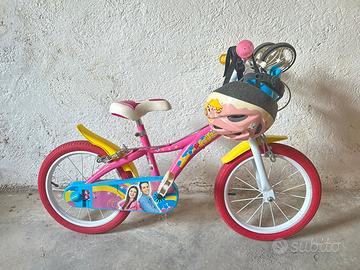 Bicicletta bambina + seggiolini auto + passeggino.