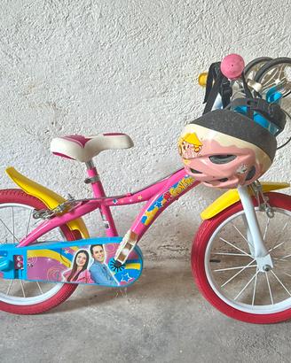 Bicicletta bambina + seggiolini auto + passeggino.
