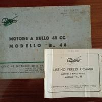 ALPINO  Motore R.48 – Catalogo Parti Ricambio