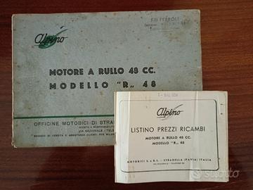 ALPINO  Motore R.48 – Catalogo Parti Ricambio