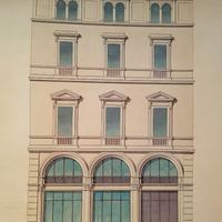 Disegno antico acquarello