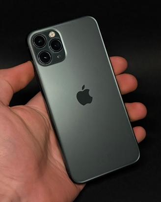 IPhone 11 pro 256 gb - verde + scatola e 3+1 cover