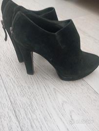 stivaletto camoscio nero