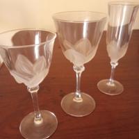 Bicchieri in cristallo. NUOVI 