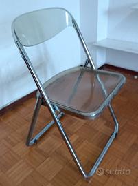 sedia pieghevole vintage