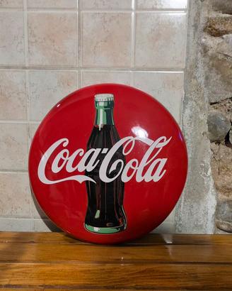 insegna Coca-Cola Vintage originale 1990..