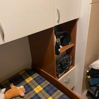 Cameretta doppia con armadio a ponte