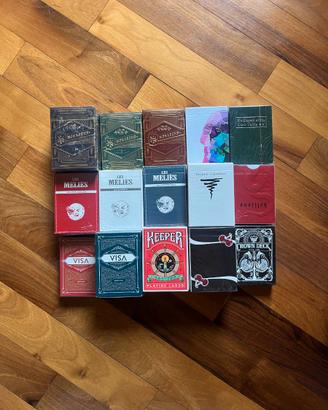 Collezione di mazzi rari e/o sigillati