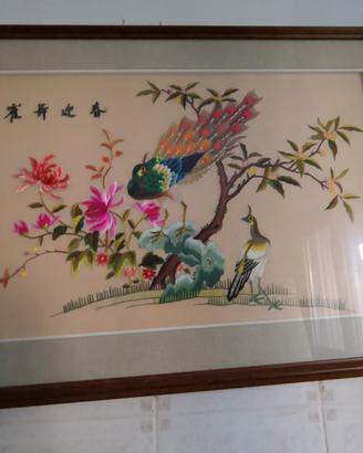 quadro cinese fatto a mano 