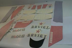 DECALCO ADESIVI FIANCATINE TUAREG SOVIET 50 1989 A