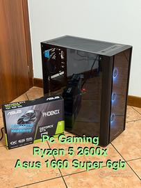 Pc Gaming Ryzen 5 2600x | asus 1660 super 6gb
