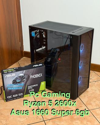 Pc Gaming Ryzen 5 2600x | asus 1660 super 6gb