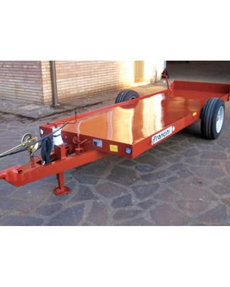 Rimorchio monoasse cr 10c porta bins o cassette