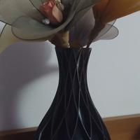 Vaso Design Moderno Rosso / Nero