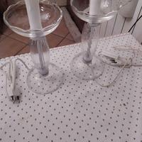 abat-jour in cristallo camera da letto 