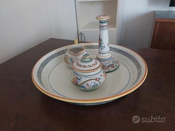 Set ceramica Montanari Deruta 