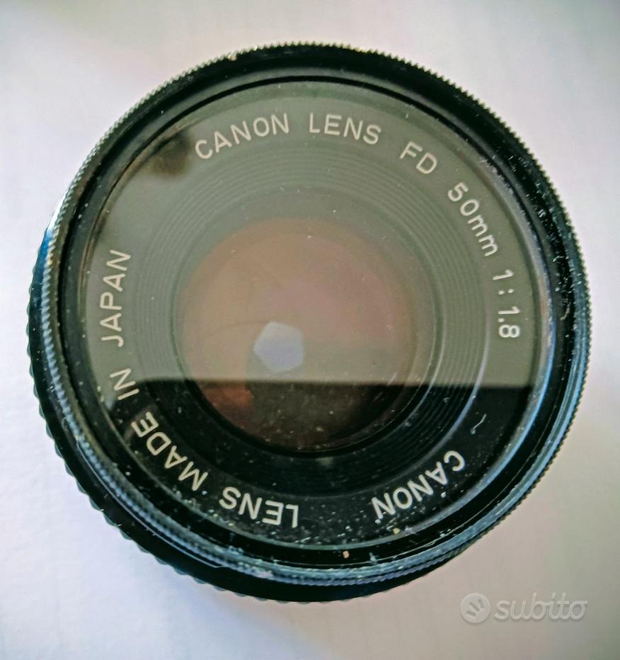 Obiettivo Canon FD 50mm F/1.8 - Manuale - Testato E Funzionante - Made In Japan - Foto 4