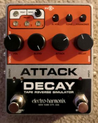 Ehx Attack Decay effetto chitarra