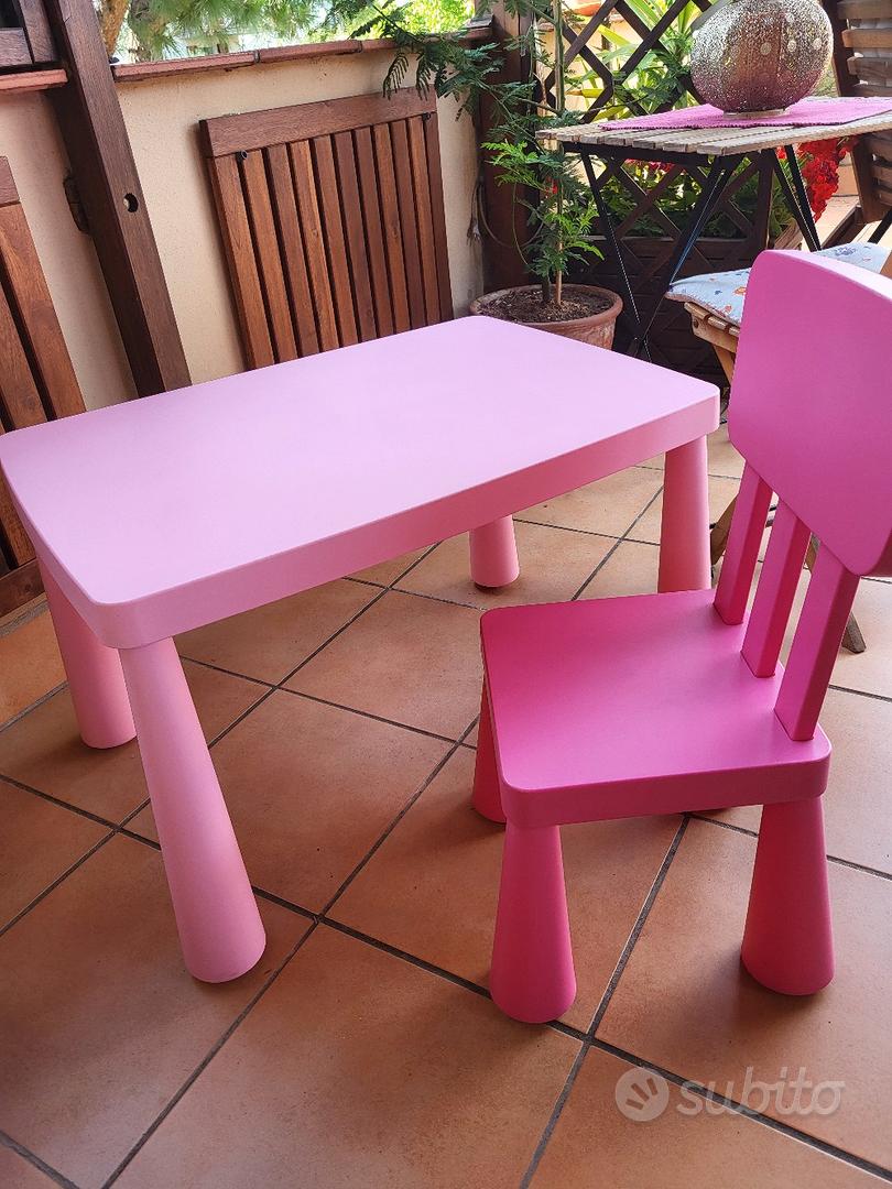 Tavolo bimbi + 2 sedie rosa Ikea - Tutto per i bambini In vendita a Ravenna