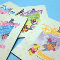 Set 4 quaderni vintage anni 80 GUMMI'S Walt Disney