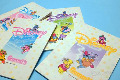 Set 4 quaderni vintage anni 80 GUMMI'S Walt Disney